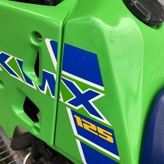 【詳細画像有】希少絶版2スト '88年式最強22馬力 軽量フルスペックオフローダー KMX125の画像