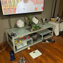 ガラスラック　無料！ローボード　テレビ台