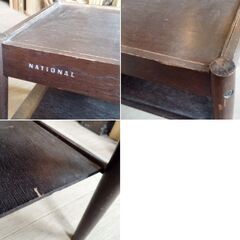 昭和レトロ NATIONAL ナショナル ミニラック 飾り台 木製　/TJ-2566 2F南の画像