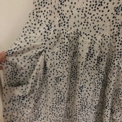 COCa 水玉模様 ノースリーブ ワンピース コカドット　膝丈の画像