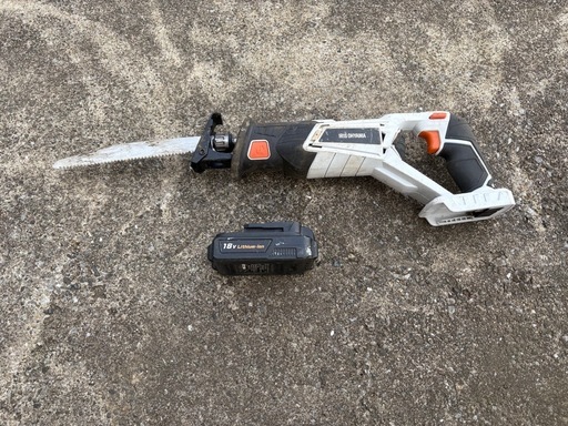 アイリスオーヤマ レシプロソー 18V リチウムイオンバッテリー付き