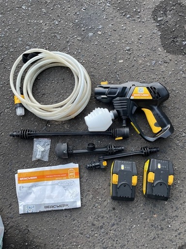 コードレス高圧洗浄機