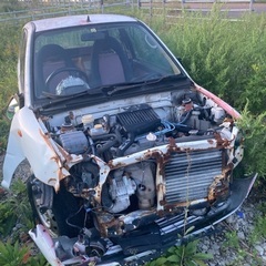ヴィヴィオ KK4 RX－R M/T 事故車 部品取りに 書類無...