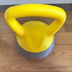 ケトルベル10kg➕トレーニングチューブセット｜ほぼ新品の画像