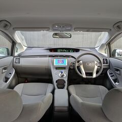 ★禁煙車！実走行5.2万㌔！プリウス【L】Pスタート！ETC！純正SDナビ！ワンセグ！純正アルミ！オートライト！ステリモ！の画像