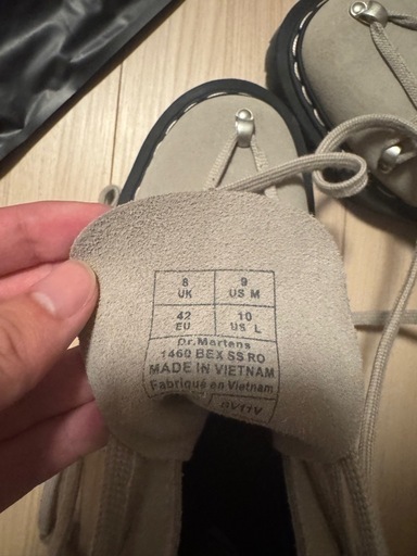 RICK OWENS×Dr.Martensプレ値20万円