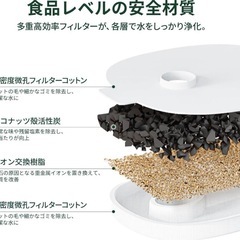 【新品未使用】 Cheerble 猫自動給水器 水飲み器 ポンプレス磁力給水の画像