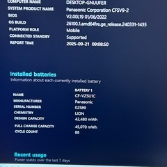 【準美品】第10世代Corei5 Let's note SV9｜SSD256GBの画像