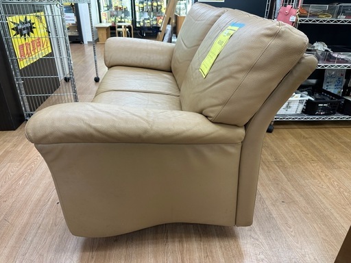 ⭐︎ドリーム荒牧店⭐︎ジモティー割引有⭐︎【クリーニング済み】カリモク　2Pソファ