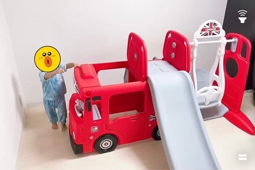乗用玩具 YaYa London Bus Slide & Swing
