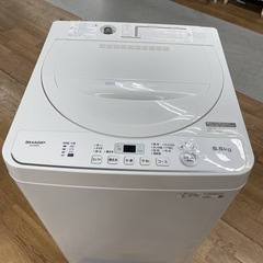 R418 ☀️ ジモティー限定特別価格！ 2023年製の高年式！ SHARP 洗濯機 （洗濯5.5㎏) ES-GE5G ⭐ 動作確認済 ⭐ クリーニング済の画像