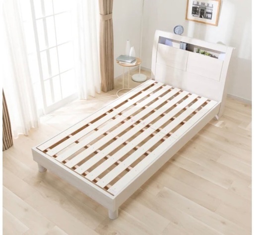 三軒茶屋引き取り限定　ニトリすのこシングルベッドフレーム(KB WWST)