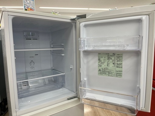 【ジャングルジャングル岸和田和泉インター店】冷蔵庫 アクア AQR-13E8 2022年製 152L 2ドア 1人暮らし用 AQUA 