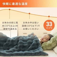 【新品】ふわとろ毛布 電気毛布 掛け敷き モコモコブランケット 極上ふわとろ 毛布ブランケット もこもこ ふわふわ シングル 即暖 保温 電気毛布 の画像