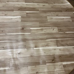 円形フローリングマット　フロアマット　カーペット　の画像