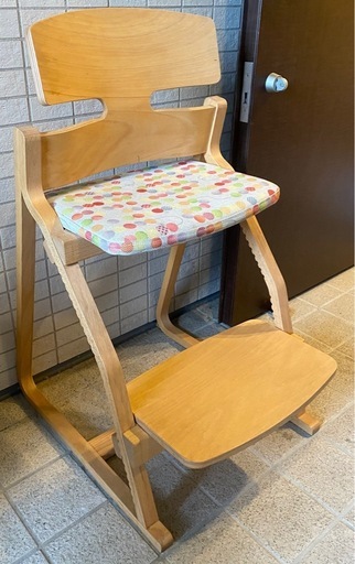 【定価5万円超】姿勢を考えた椅子 アップライトチェア　オイル　BONBON 子供学習用