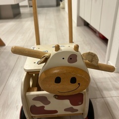 木製　手押し車 アイムトイ　ウォーカー＆ライドカウ