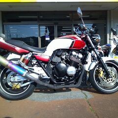 NO.5408　ＣＢ４００ＳＦＶーＳＰＥＣⅡ　ＶＴＥＣエンジン　ＥＴＣ付き　モリワキスリップオン　ＣＢＸカラー（レッド＆ホワイト）　☆彡の画像
