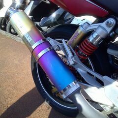 NO.5408　ＣＢ４００ＳＦＶーＳＰＥＣⅡ　ＶＴＥＣエンジン　ＥＴＣ付き　モリワキスリップオン　ＣＢＸカラー（レッド＆ホワイト）　☆彡の画像