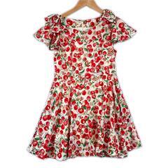 美品 Honey bunch ハニーバンチ 総柄 春夏 SS ワ...