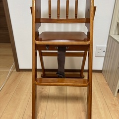 子ども用ハイチェア　折りたたみの画像