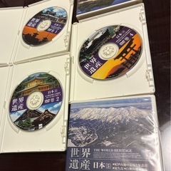世界遺産DVD 日本5巻、中国紀行5巻の画像