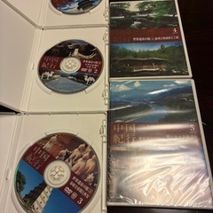 世界遺産DVD 日本5巻、中国紀行5巻の画像