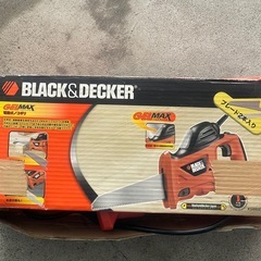 BLACK DECKER　電動式ノコギリ ジグソ　12ｍ延長コードの画像