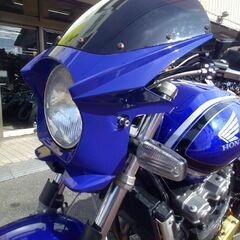 NO.5423　ＣＢ４００ＳＦＶーＳＰＥＣⅡ　ＶＴＥＣエンジン　ストライカーマフラー　タックロールシート　ビキニカウル付き　ブルースペンサーカラー　☆彡の画像