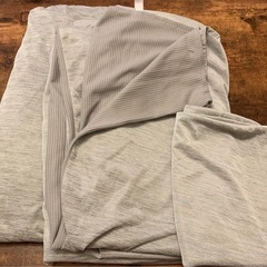ニトリ Nクール 布団カバー シングル3点セット〈グレー〉の画像