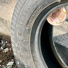 ※説明必ず読んで！【０円】５．００－１２・バイアスタイヤ・未使用・一部ヒビあり？の画像