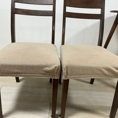 【10月6日処分予定】ダイニングチェア　2脚の画像