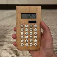 Hacoa木製 電卓【取引中】の画像