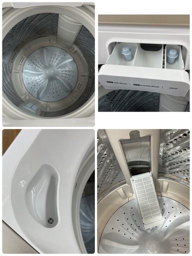 R673 ☀️ ジモティー限定特別価格！ Hisense 洗濯機 （洗濯7.5㎏) 18年製 HW-DG75A ⭐ 動作確認済 ⭐ ク