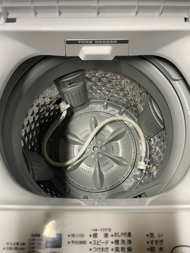 【中古】¥13,000 東芝4.5K 　洗濯機2021年製【II183】
