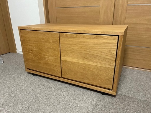 値下げしました。無印良品　スタッキングキャビネット　オーク材