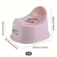 激安🉐新品未使用！オマル！蓋付き！幼児用トイレトレーニング便器 - かわいいクマのデザイン、耐久性のあるPP素材、1〜3歳の男の子＆女の子に最適 - ブルー、トイレトレーニングシートの画像