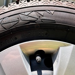 13インチホイール145/80r13みぞあり溝ありふゆ冬タイヤ付きの画像