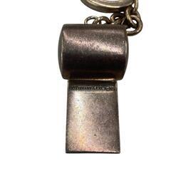 186005 TIFFANY&Co. ティファニー TIFFANY&Co. SV925 ホイッスル キーホルダー 1837 Ag925 [0000000001050]の画像
