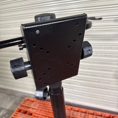 モニター・治具・パーツ保持用スタンド／回転＆高さ調整OK　多用途スタンド／軽作業用フレーム台（キャスター付き）の画像