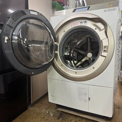 地域限定送料無料　美品【 Panasonic 】パナソニック 洗濯11.0㎏/乾燥6.0㎏ ドラム式洗濯機 自動投入 温水泡洗浄 新乾燥/排水フィルター NA-VX9900Lの画像