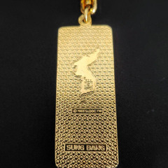 1988年　ソウルオリンピック　記念キーホルダー 24Kゴールドメッキ　ケース付の画像