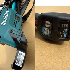 中古 美品 makita マキタ　バッテリー2本 充電器付　充電式芝刈機 MUR368ADG2 Uハンドル左右非対称 充電式草刈機の画像