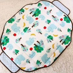 西松屋　ポータブルベッド、ベッドジムの画像