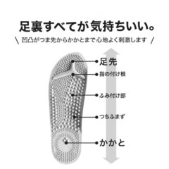 ニトリ　足ツボ　スリッパの画像