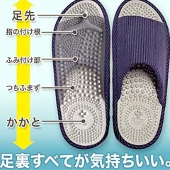 ニトリ　足ツボ　スリッパの画像