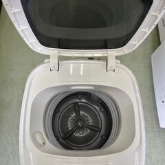 【リサイクルショップ ピカソ 小松原】🌀✨YAMAZEN 全自動洗濯機 3.8kg【YWM-B38(W)／2022年製／分解洗浄済】✨🌀★0635★の画像