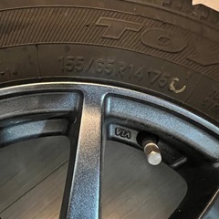 スタッドレスタイヤホイール付きの画像