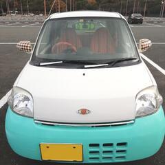 安い車★ダイハツ エッセ★中古車 車体 軽自動車 カラフルカラー カスタム レトロ ペイントの画像