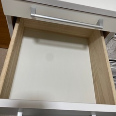 収納棚　衣装ケース　白　引き出し　　の画像